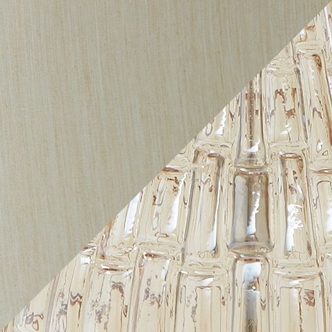 Latoya - Beige - Lámpara de mesa de cristal