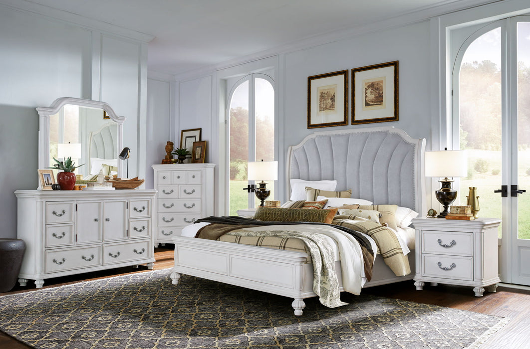 Madison - King 5 Piece Bedroom Set - White