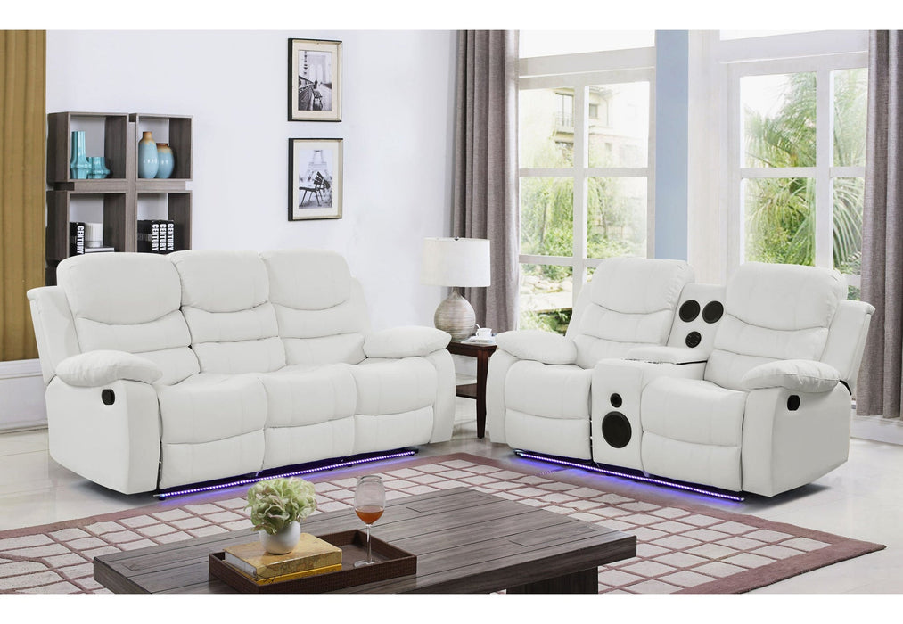 Orlando Recliners Leather Sofa Loveseat