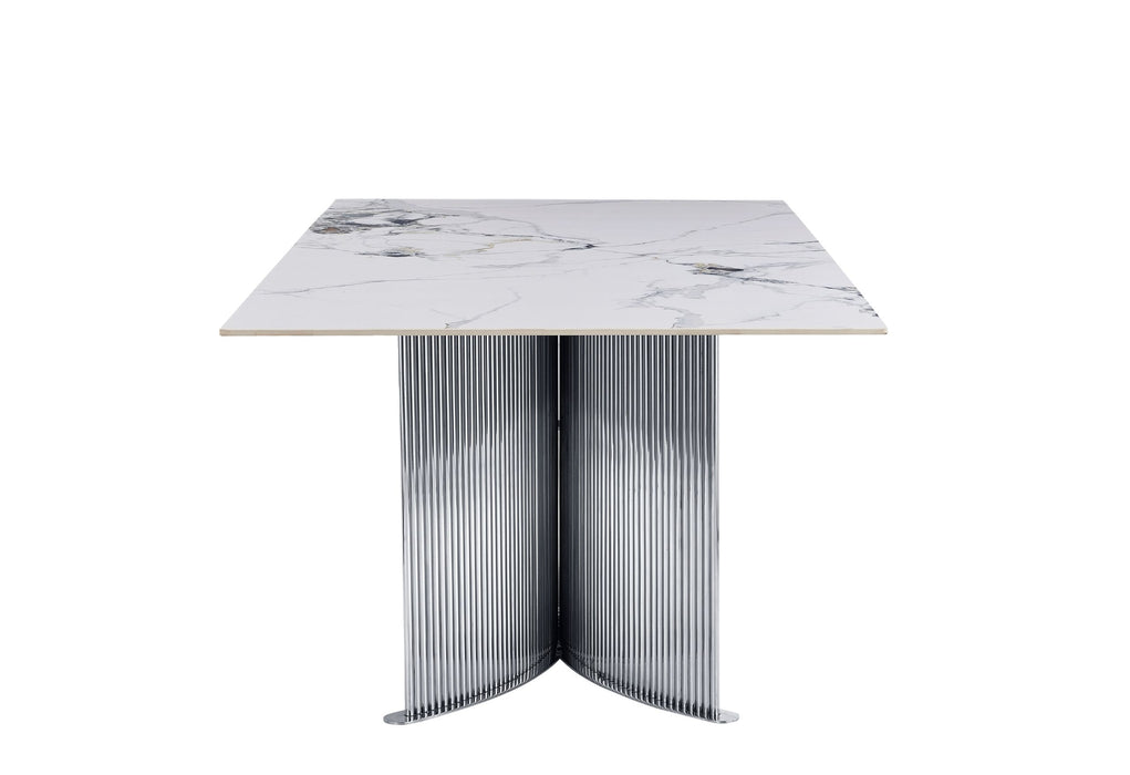 D7070 - Dining Table - White