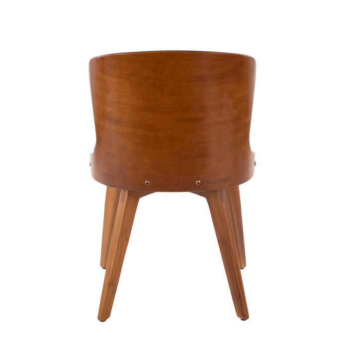 Bocello - Mid-Century Chair - Walnut / Black