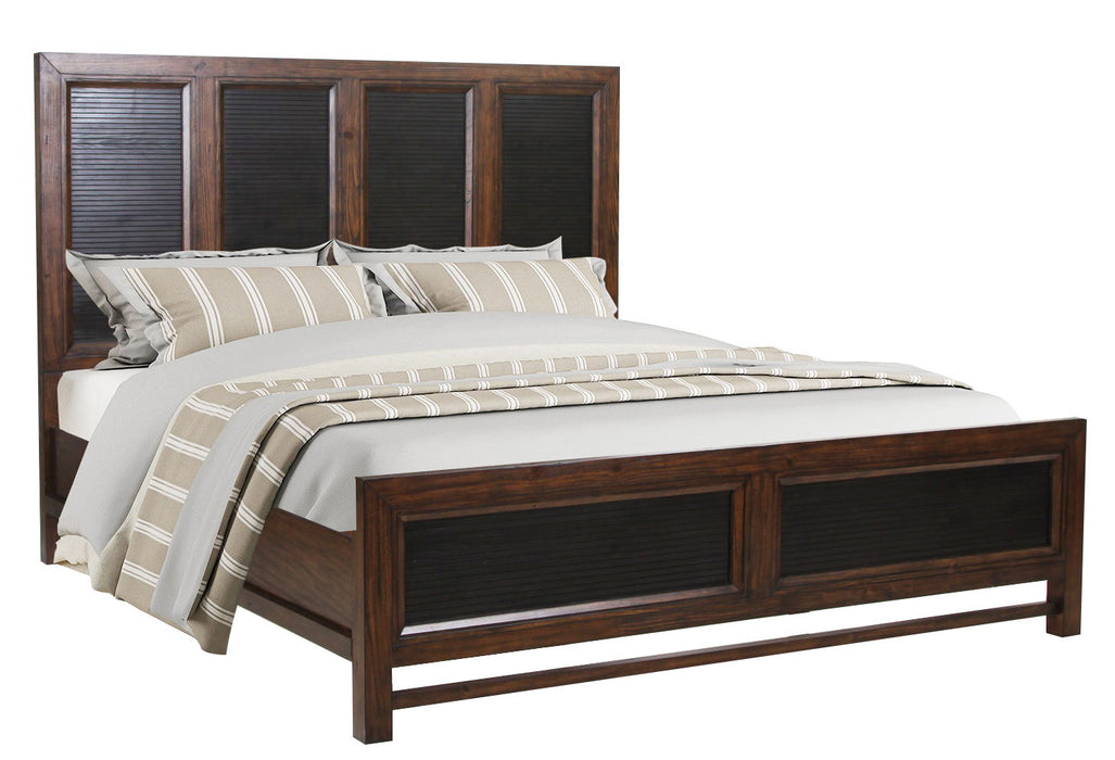 Branson - Queen Bed - Two-Toned Rustic Buckeye