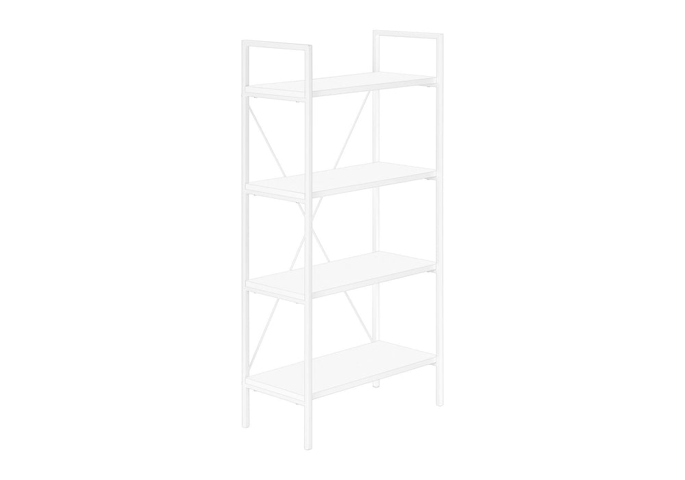 Bookshelf, Bookcase, 4 Tier, Office, Bedroom, Contemporary, Modern