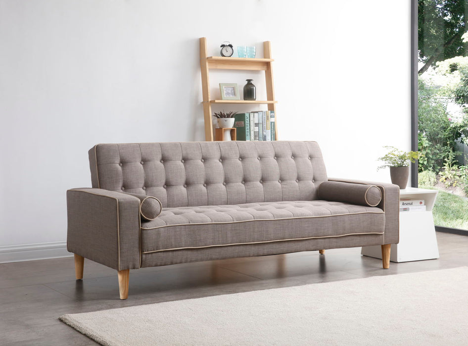 Glory Furniture Andrews Sofa Bed, Gray - Fabric