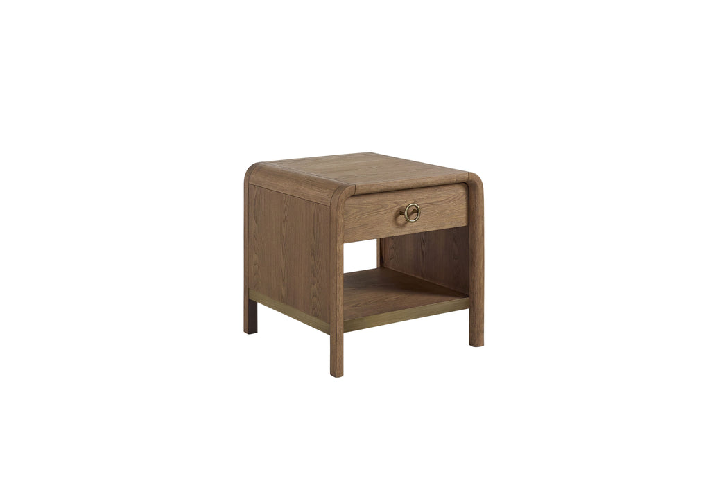 Waterfall - End Table - Light Brown