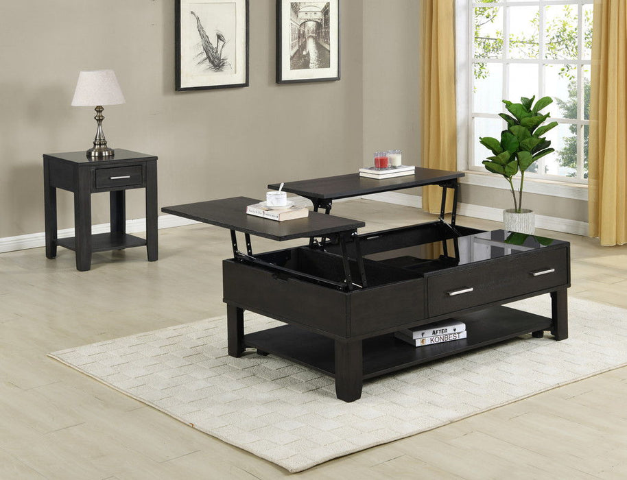 Bruno - 48" Wooden Lift Top Coffee Table Set