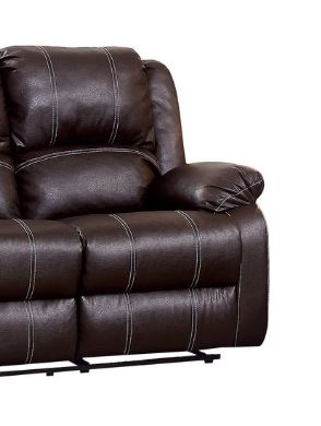 Zuriel - Synthetic Leather Recliner Loveseat