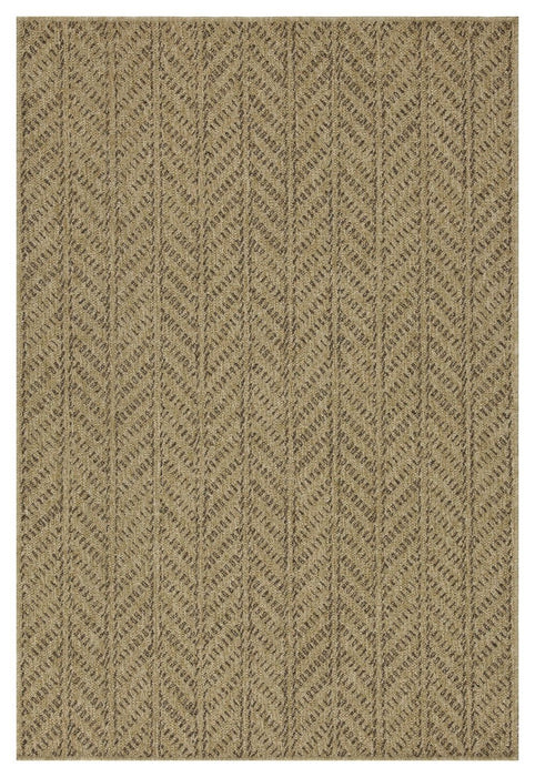 Earth - 5'3" X 7'3" Indoor / Outdoor Area Rug - Natural / Mocha