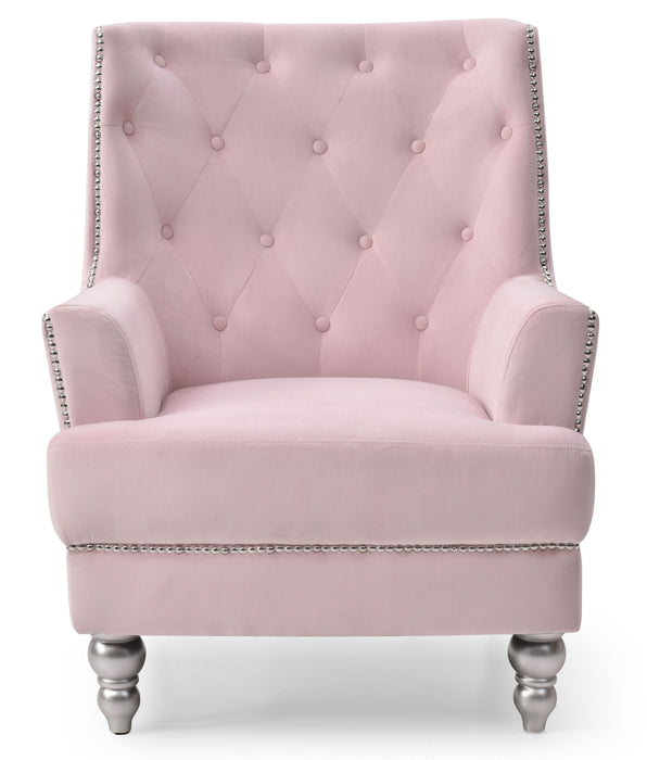 Glory Furniture Pamona Chair, Pink