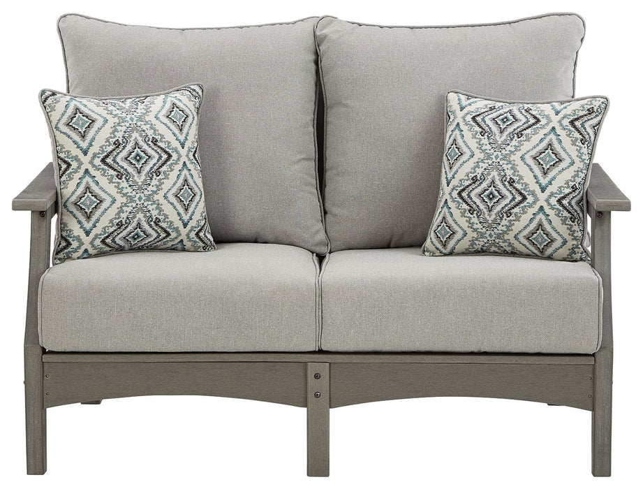 Visola - Gris - Loveseat C/Cojín