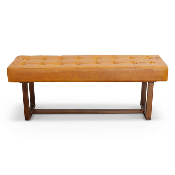 Cameron - Bench - Brown / Tan