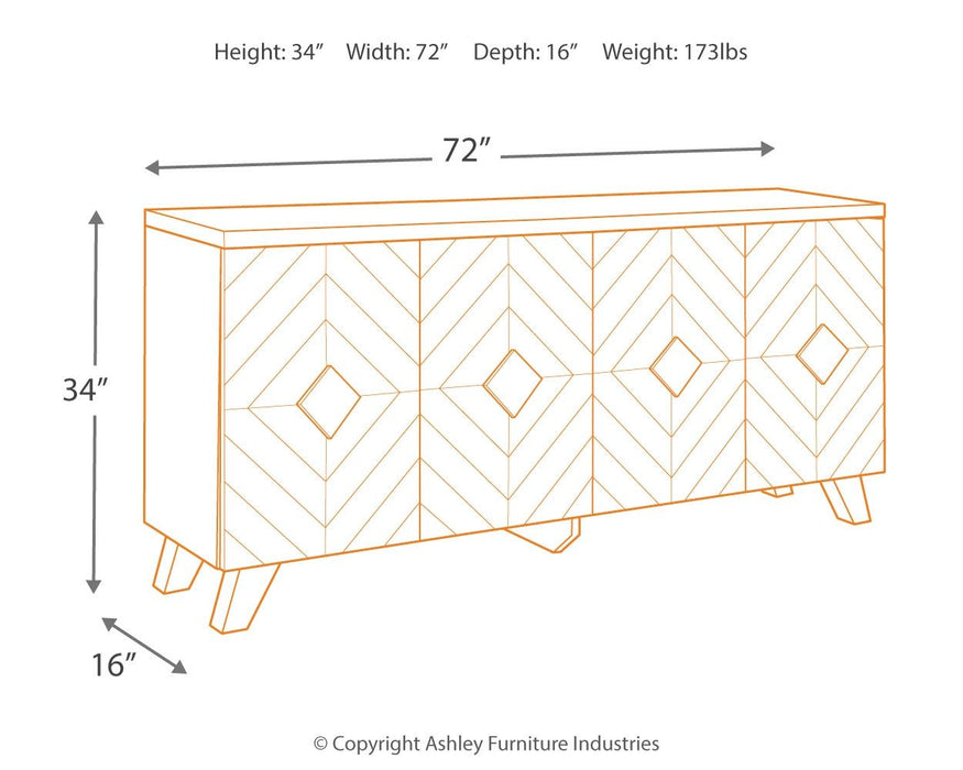 Robin - Marrón / Beige - Gabinete decorativo