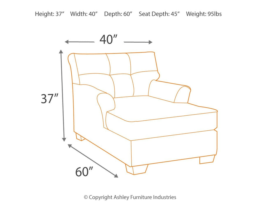 Tibbee - Slate - Chaise