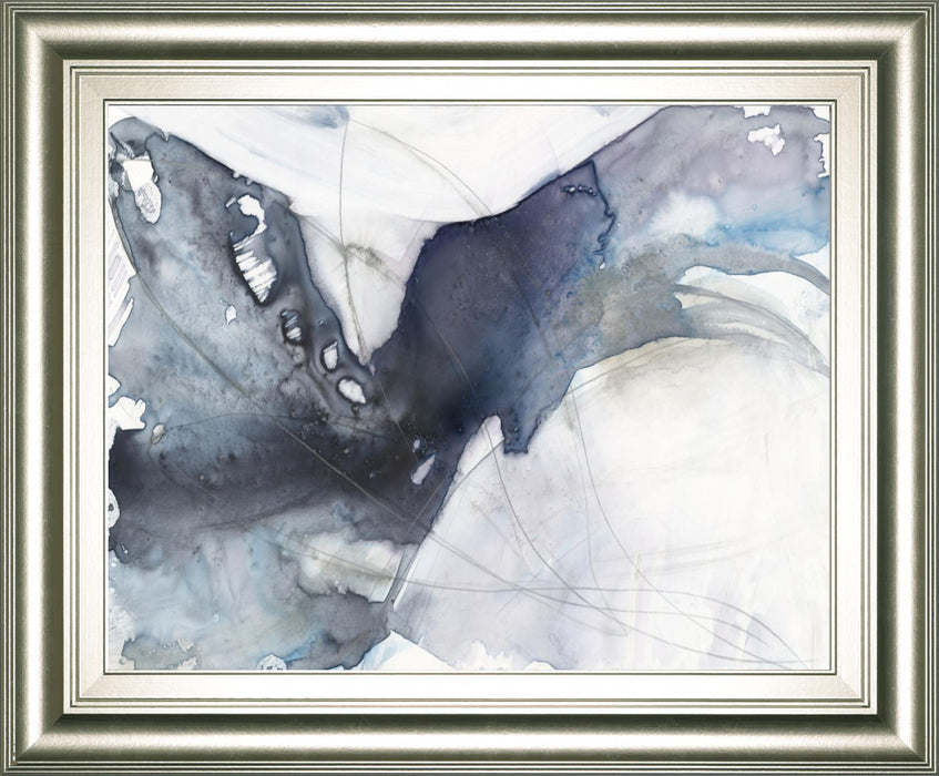 22x26 Agate Wave I By Jennifer Goldberger - Blue