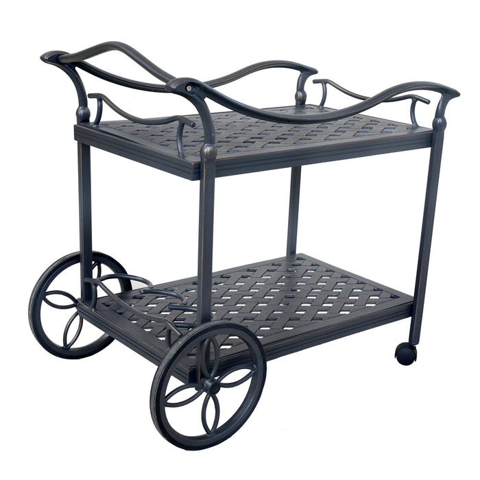 Tea Cart - Dark Lava Bronze