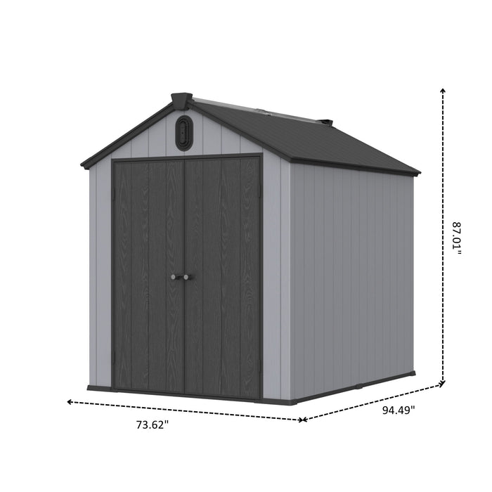 Plastic Storage Shed For Backyard Garden Big Spire Tool Storage