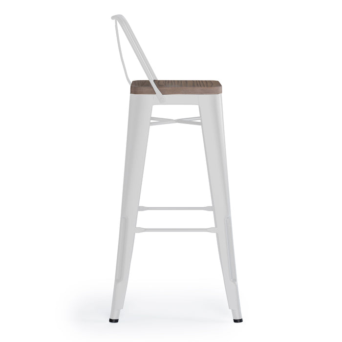 Rayne - 30" Metal / Wood Bar Stool (Set of 2)