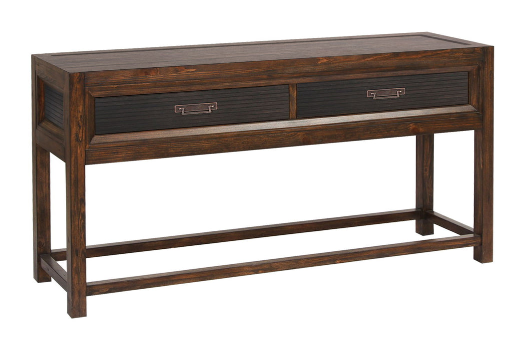 Branson - Sofa Table - Two-Toned Rustic Buckeye