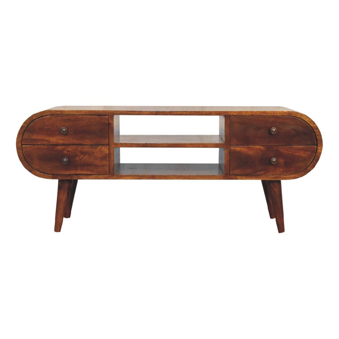 Circular, Media Unit - Chestnut