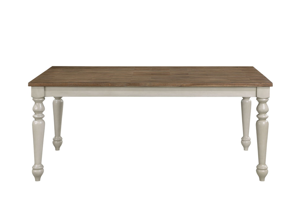 Jennifer - Mesa de comedor - Blanco - Madera