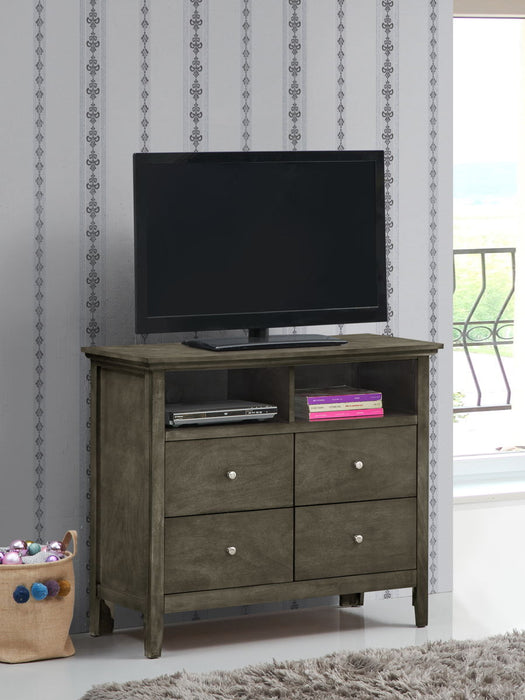 Glory Furniture Hammond TV Media Chest, Gray