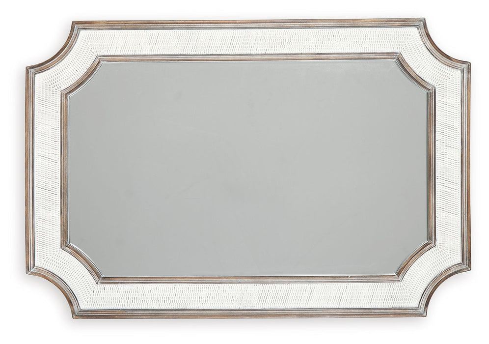 Howston - Antique White - Accent Mirror