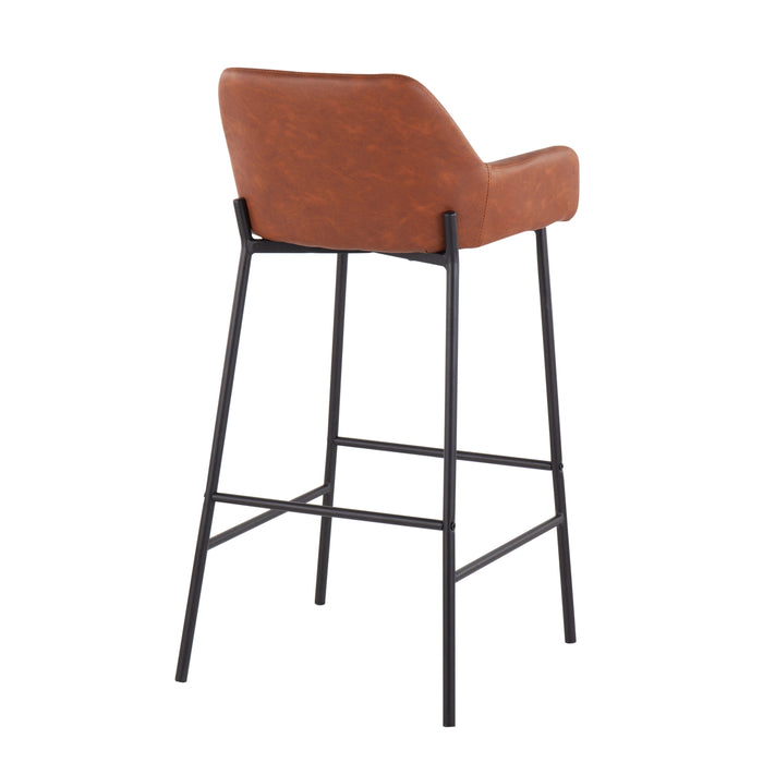 Daniella - Industrial Fixed Height Bar Stool (Set of 2)