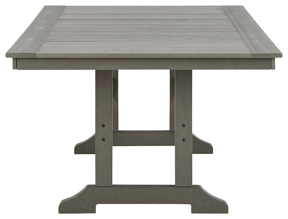 Visola - Gris - Mesa de comedor rectangular con opción Umb