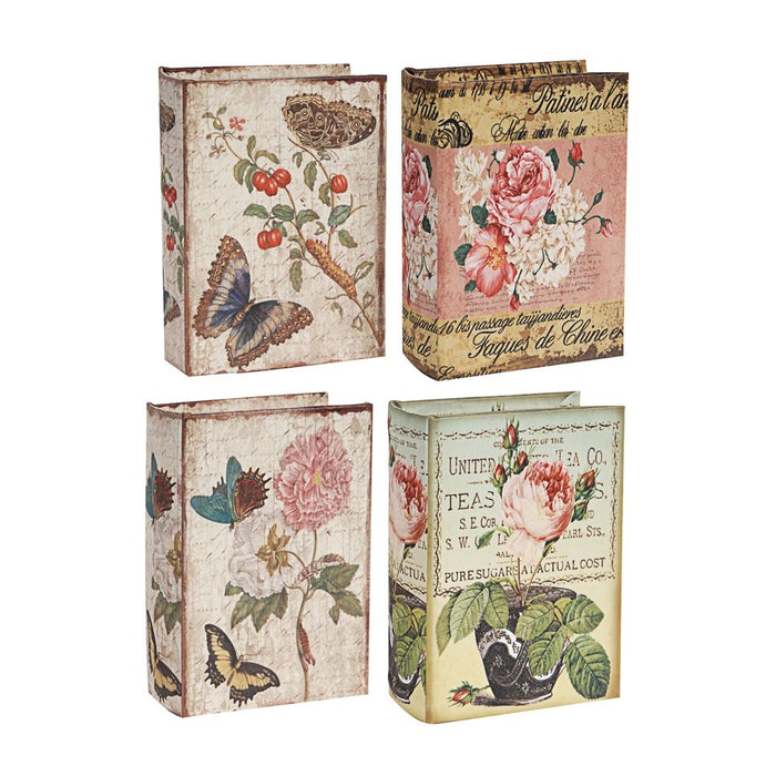 Book Boxes (Set of 4) - Multi