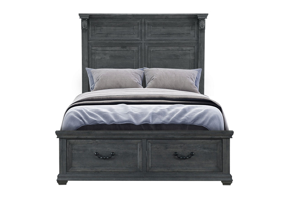 Tatum - Full Bed With Storage - Gray