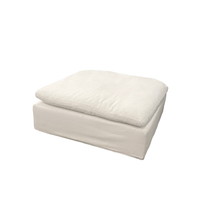 Harper Luxe - Ottoman Performance - White