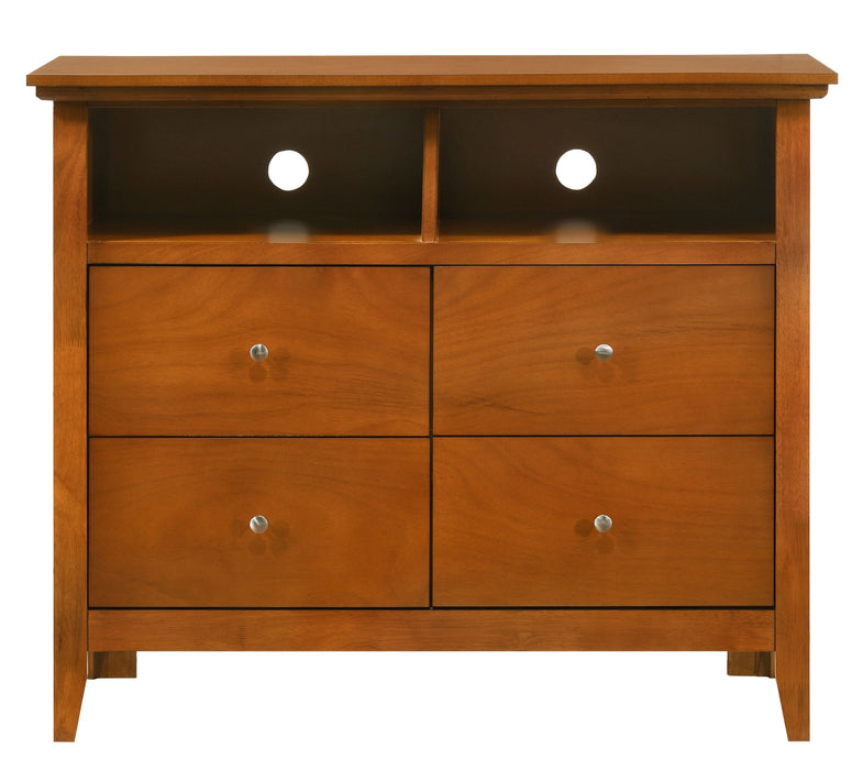 Glory Furniture Hammond TV Media Chest, Oak