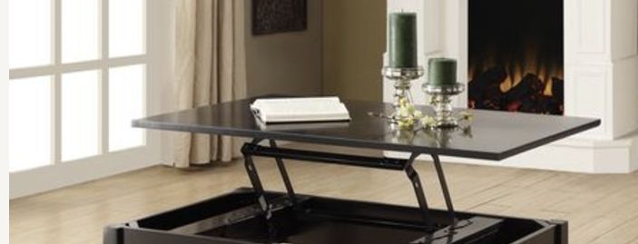 Malachi - Coffee Table With Lift Top - Black