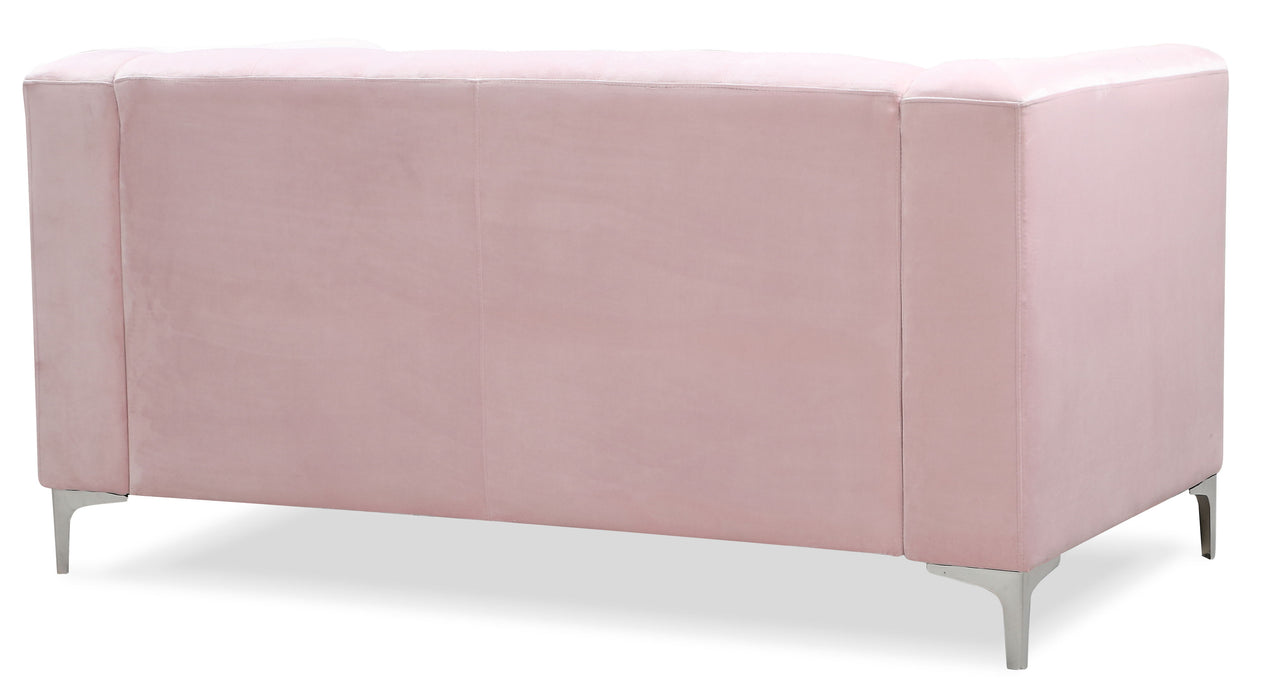 Glory Furniture Pompano Loveseat (2 Boxes), Pink