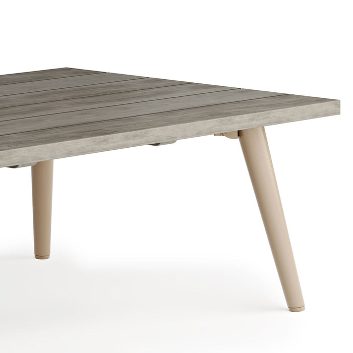 Belize - Outdoor Coffee Table - Distressed Weathered Grey