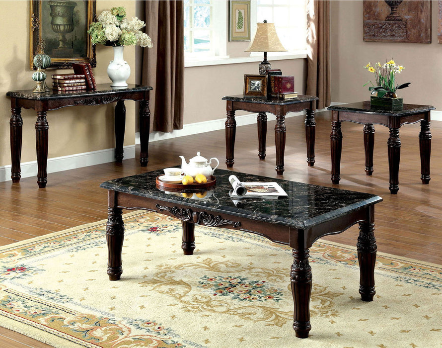 Brampton - Sofa Table - Espresso / Black