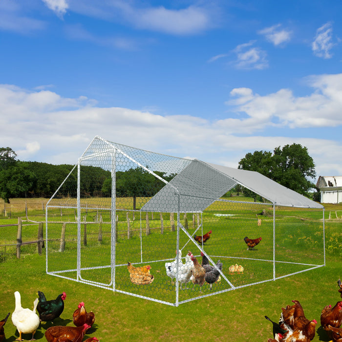 Outdoor Chicken Coop Metal Big Space