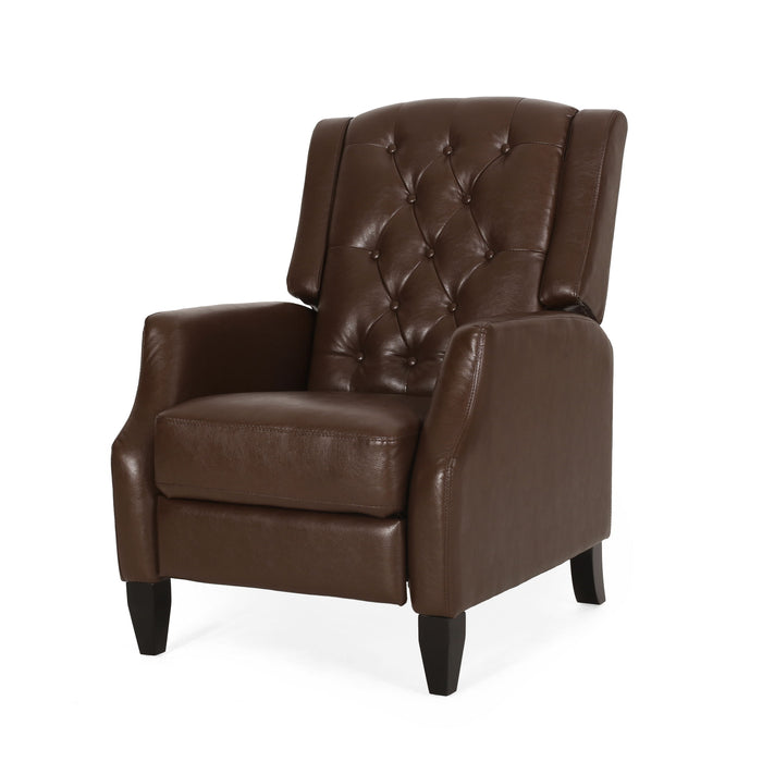 Manual Standard Recliner Contemporary Design