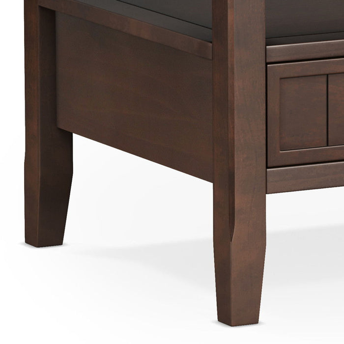 Acadian - Coffee Table With Drawer - Brown