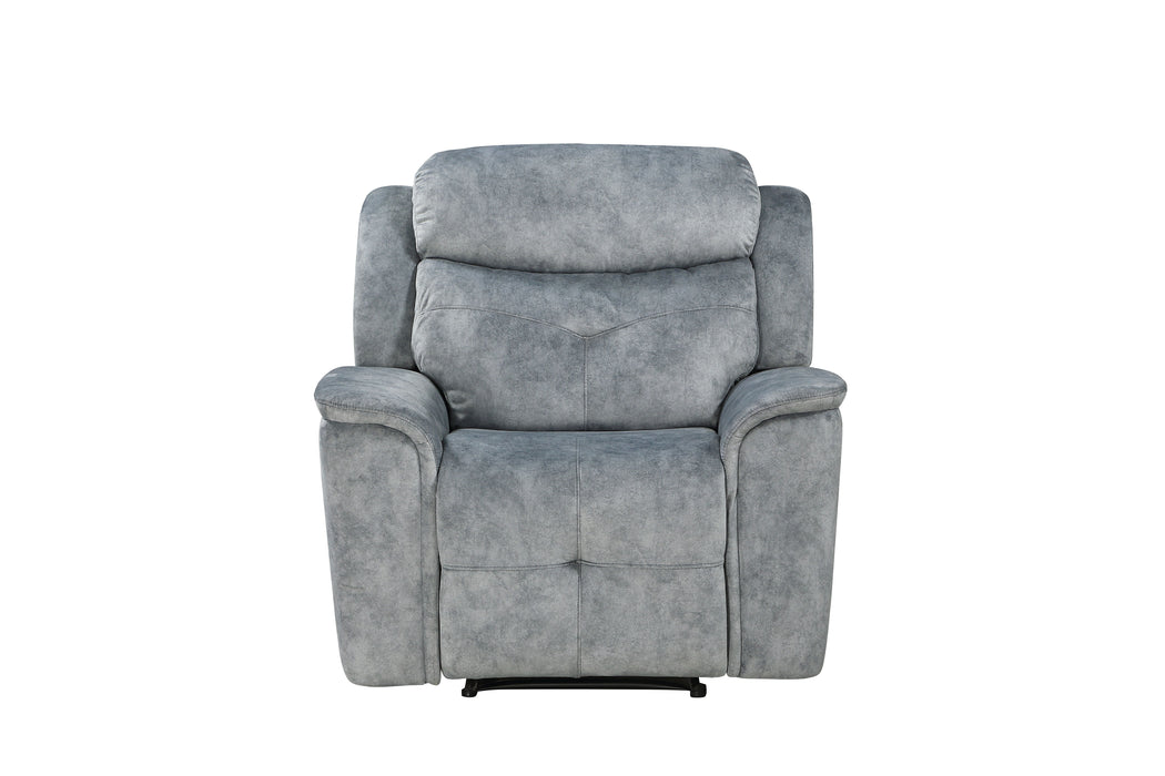 Mariana - Manual Recliner Chair - Silver Gray