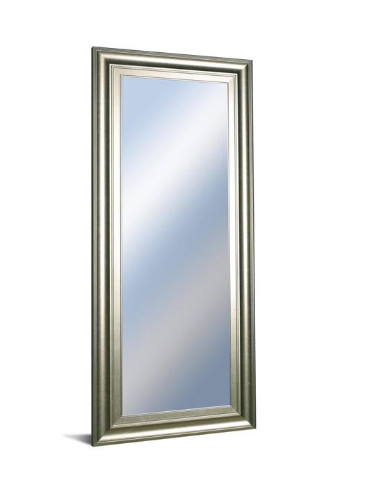 18x42 Decorative Framed Wall Mirror By Classy Art Promotional Mirror Frame #42 - Pearl Silver