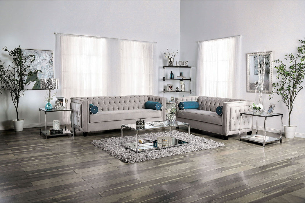 Silvan - Loveseat - Gray