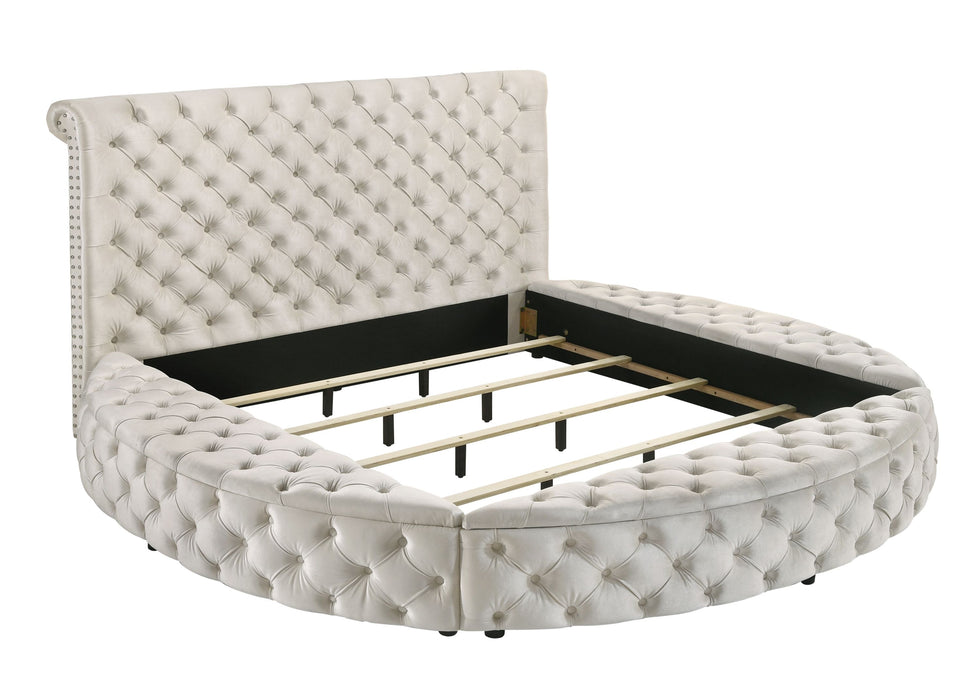 Brigitte - King Storage Bed - Ivory