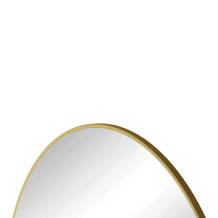 Wall Mirror Circular Mirror Metal Framed Mirror Round Vanity Mirror Dressing Mirror, For Bathroom, Living Room - Gold