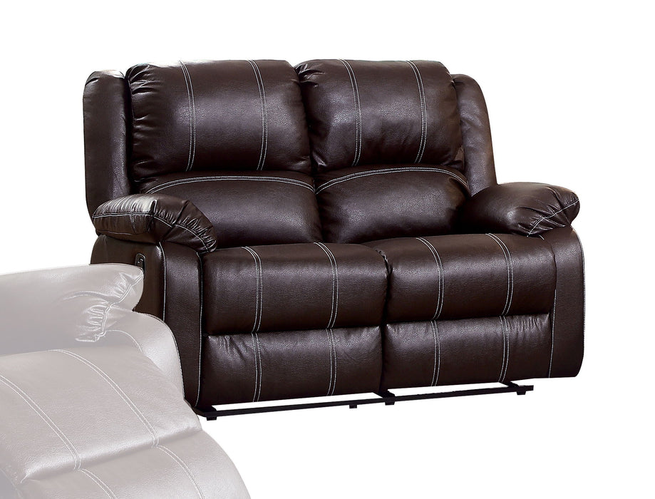 Zuriel - Synthetic Leather 3 Piece Living Room Recliner Set