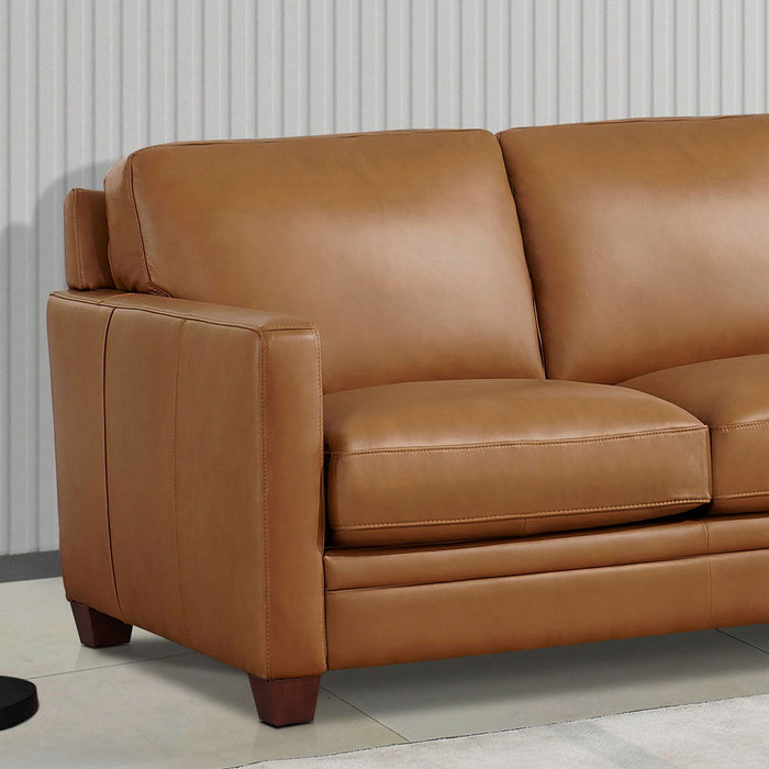 Naples - Leather Loveseat