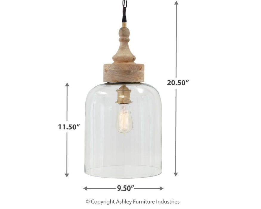 Faiz - Transparente - Lámpara colgante de cristal