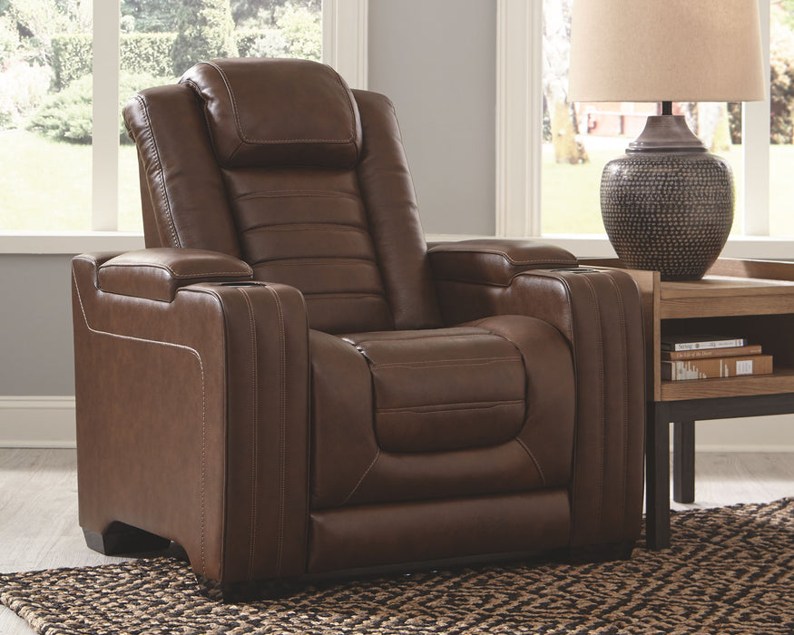 Backtrack - Chocolate - Pwr Recliner/Reposacabezas ajustable