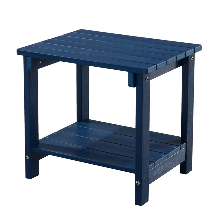 Key West - Weather Resistant Outdoor Indoor Plastic Wood End Table