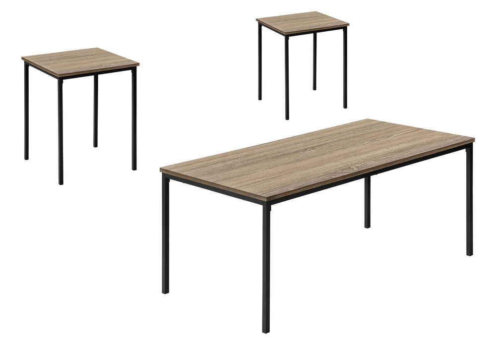 Table Set, Coffee, End, Laminate, Contemporary, Modern (Set of 3) - Taupe